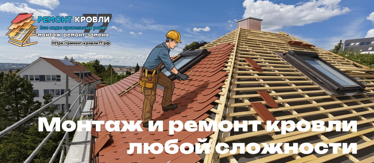 Кровельные работы любой сложности в Раменское и Раменском районе