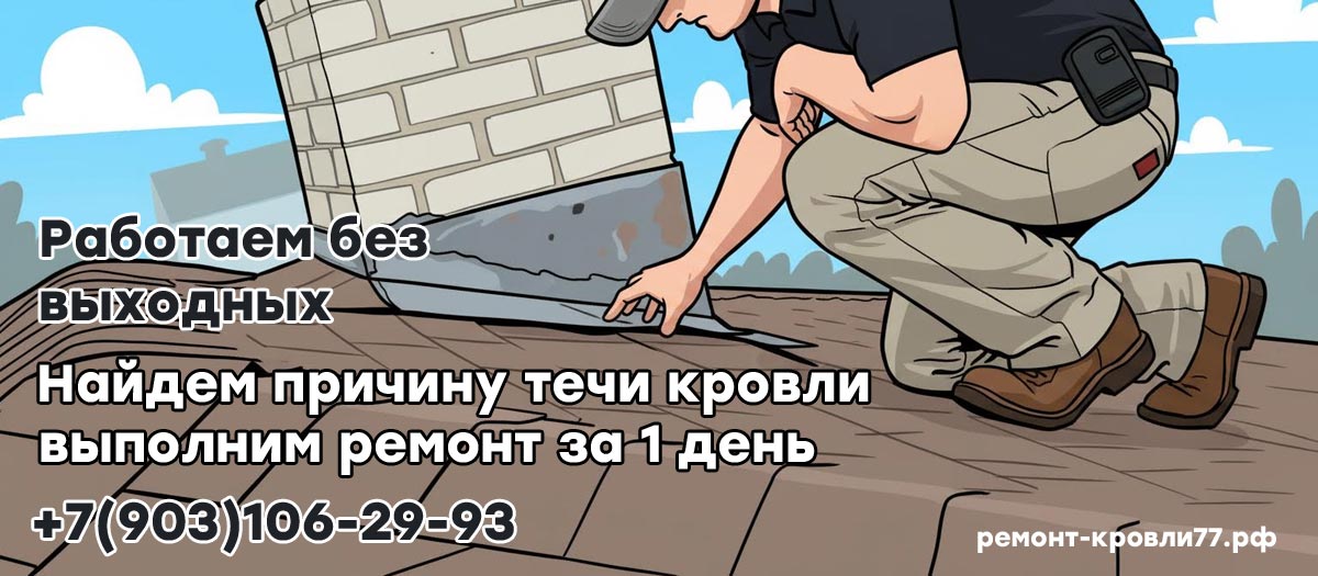ремонт кровли любой сложности в Раменском