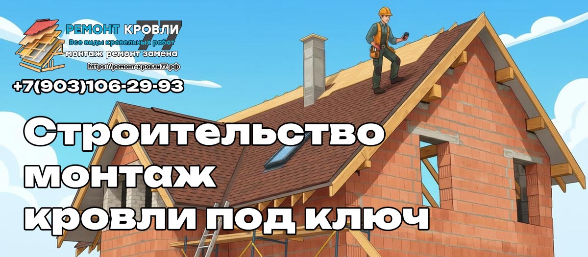 Строительство кровли под ключ в Раменское и Раменском районе